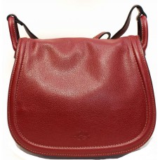 Женская кожаная сумка через плечо KATANA (Франция) 69712 Red